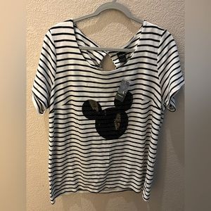 New With Tags Torrid Mickey sailor strip blouse - 1X